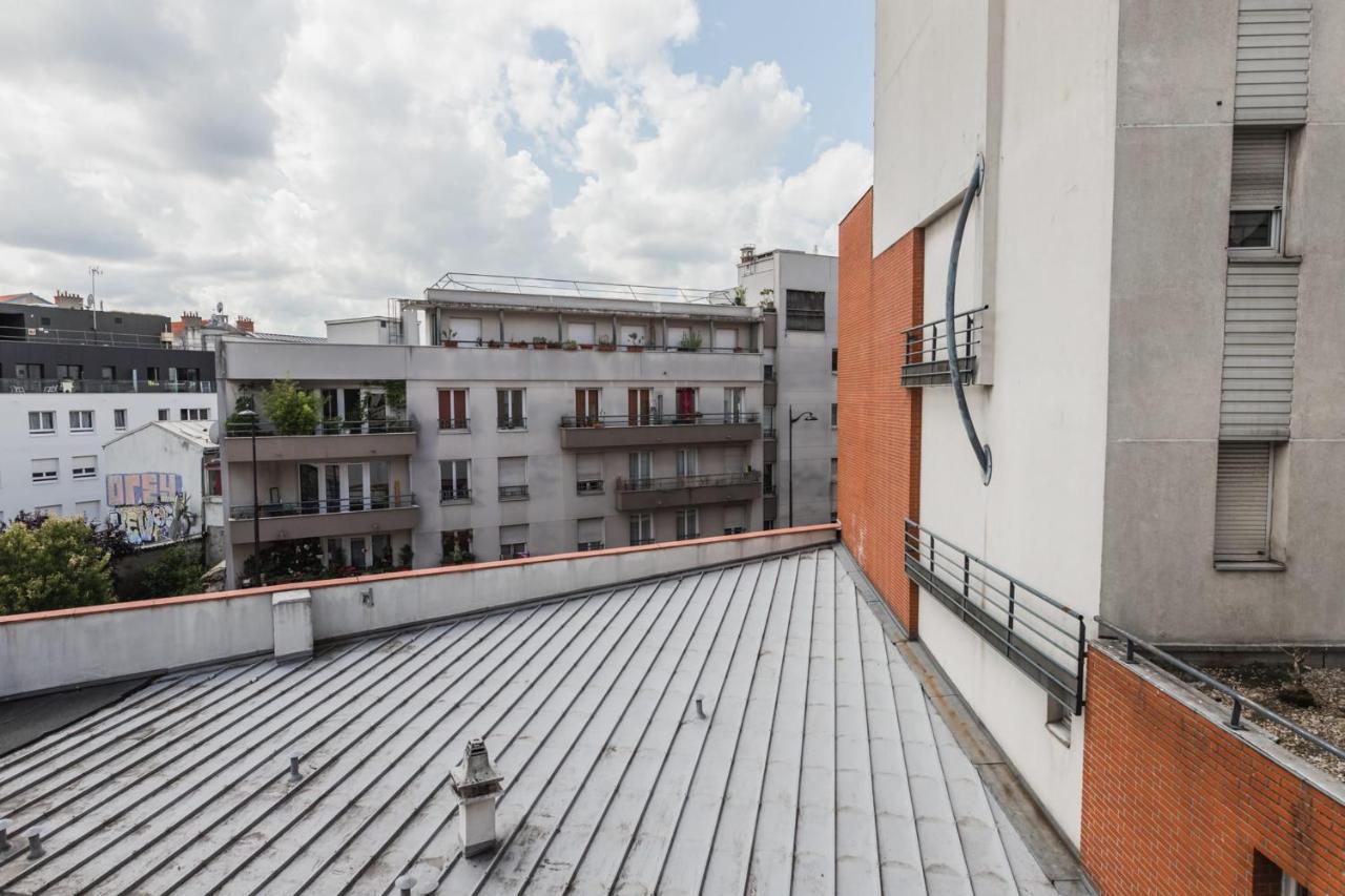 Bright Atypical Duplex In Menilmontant Daire Paris Dış mekan fotoğraf